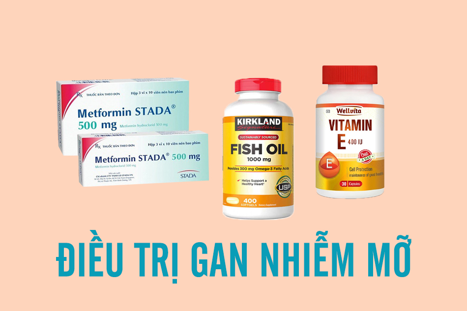 Một số nhóm thuốc điều trị gan nhiễm mỡ 